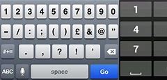 Image result for iPhone Keyboard with Numbers and Symbols