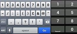 Image result for Blank iPhone Keyboard