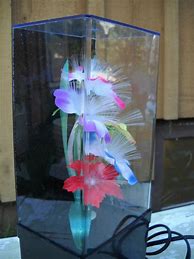 Image result for Fiber Optic Flower Lamp