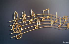 Image result for Music Notes 3D Waves