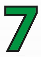 Image result for Green Number 7