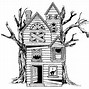 Image result for Creepy House Cartoon