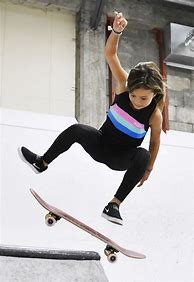 Image result for Girl Skateboarder