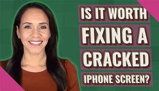 Image result for Picture of a Broken iPhone Screen