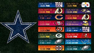 Image result for Dallas Cowboys Background Schedule