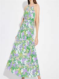 Image result for Green and Purple Designer Maxi Dress with Bell Sleeve