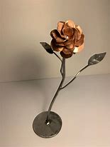 Image result for Metal Rose Sculpture