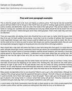 Image result for How to Write a Pros and Cons Essay