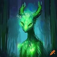 Image result for Green Forest Creature