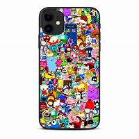 Image result for Blue iPhone Case with Stickers