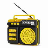 Image result for Small Yellow Retro Boombox with Bluetooth