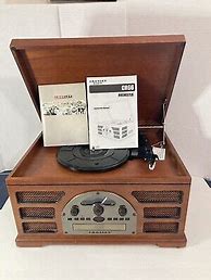 Image result for Record Player with Cassette and CD