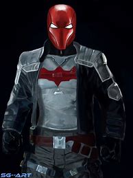 Image result for Red Hood Black Jacket Fan Art
