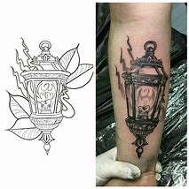 Image result for Lantern Tattoo Sketches