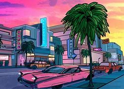Image result for Miami Sunset 80s