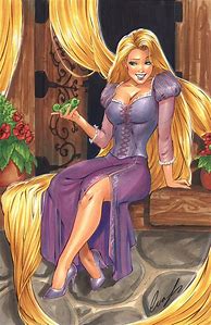 Image result for Disney Rapunzel Illustration