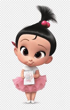 Girl Cartoon Characters With Black Hair