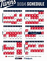 Image result for Minnesota Twins 2024 Schedule Printable
