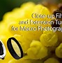Image result for Macro Photography Filter
