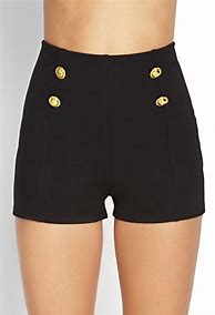 Image result for Black High Waisted Shorts