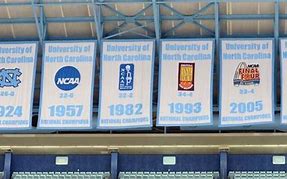 Image result for UNC Basketball Championship Banners