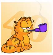 Image result for Garfield Smoking Pipe