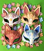 Image result for Kitsune Fox Mask