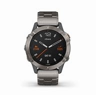 Image result for Garmin Fenix 6 Sapphire Black Metal Bracelet