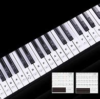 Image result for Piano Key Notes Stickers