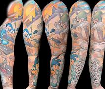Image result for Road Runner and Coyote Tattoo Designs
