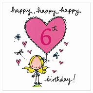 Image result for 6th Birthday Clip Art Free
