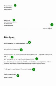 Image result for Kündigungsbrief Muster