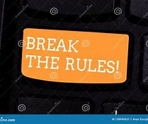 Image result for Breaking Rules Cartoon