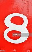 Image result for Red Painted Number 8