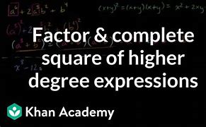 Image result for Factoring Khan Academy