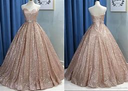 Image result for Rose Gold Prom Dress