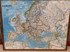 Image result for Large Framed Map of Europe
