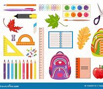 Image result for School Supplies Illustration