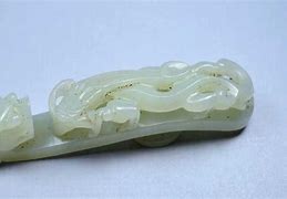 Image result for Chinese Jade Peony Belt Buckle