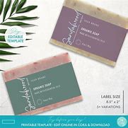 Image result for Wrap around Soap Label Template