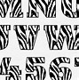 Image result for Zebra Print Letter Z Font