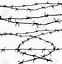Image result for Clip Art Curved Barb Wire