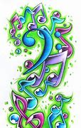 Image result for Graffiti Music Notes