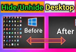 Image result for How to Show or Hide Desktop Icons