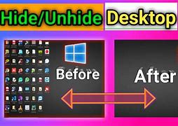 Image result for How to Hide Desktop Icons