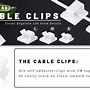 Image result for Plastic Cable Clips with Base