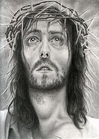Image result for Jesus On Cross Drawing