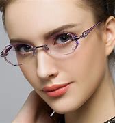 Image result for Women's Rimless Glasses Frames