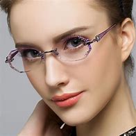 Image result for Rimless Women's Glasses
