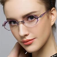 Image result for Rimless Eyeglasses for Women